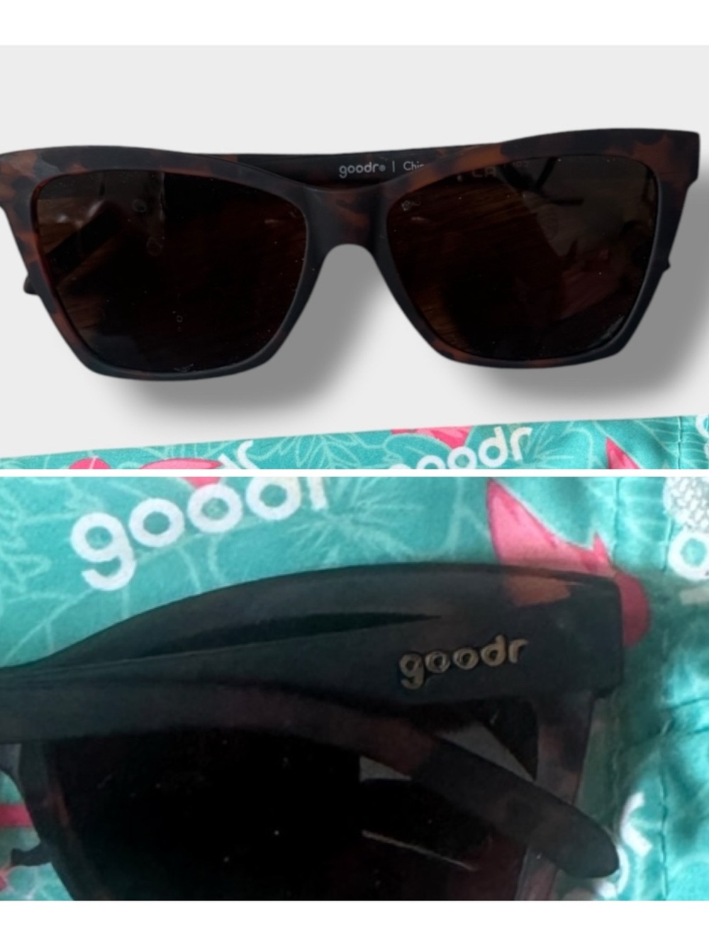 Goodr Women's Tortoiseshell Sunglasses - Brown Lenses